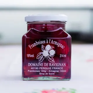 Framboises à l’Armagnac Ravignan