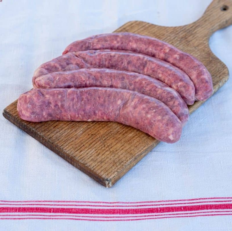 Saucisses de sanglier sauvage nature